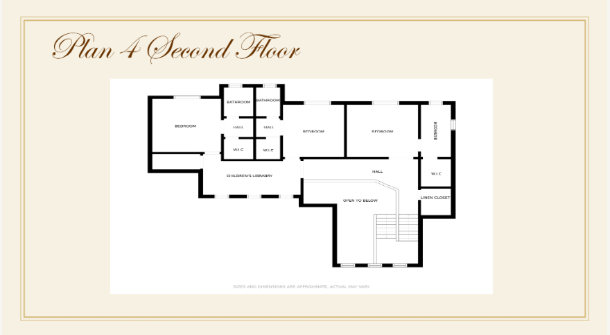 Plan 4 Second Floor