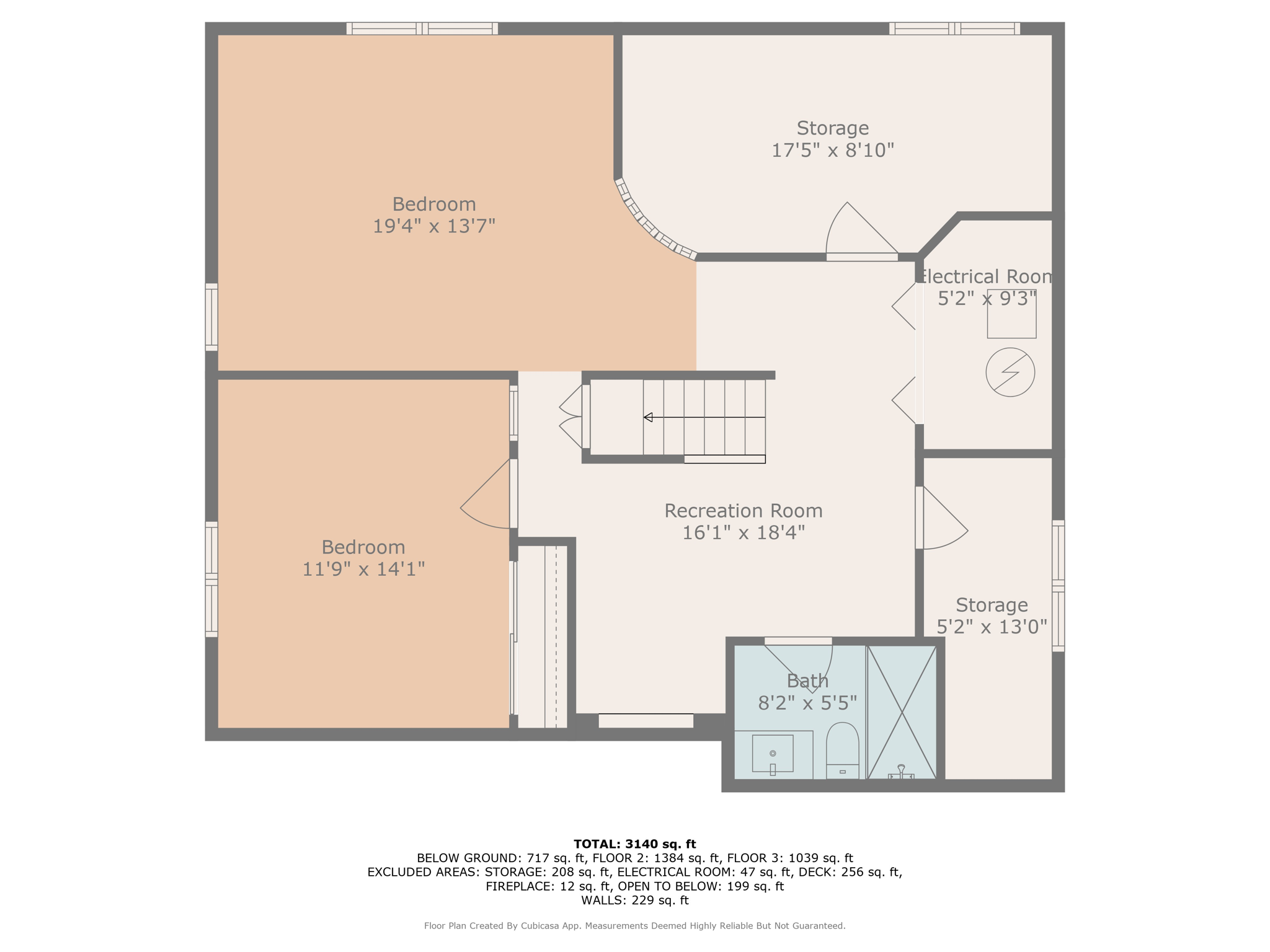 bsmt w dimensions