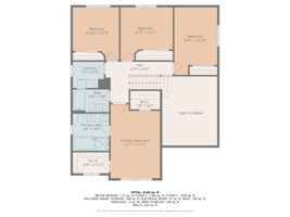 upper floor w dimensions