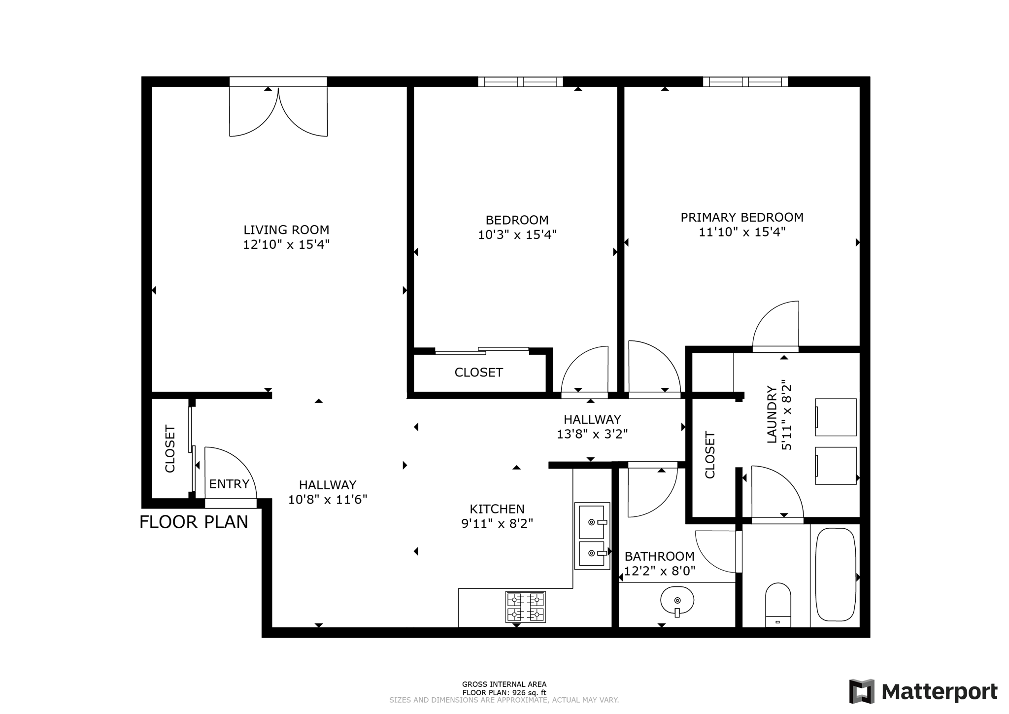 Floorplan #2 with Total SqFt