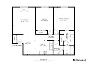 Floorplan #2 with Total SqFt