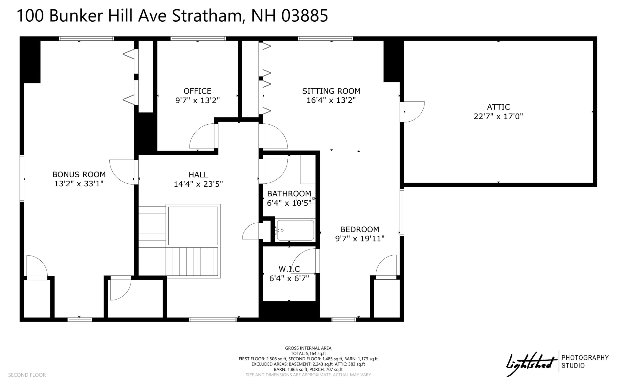 Floorplan #2 - Second Floor