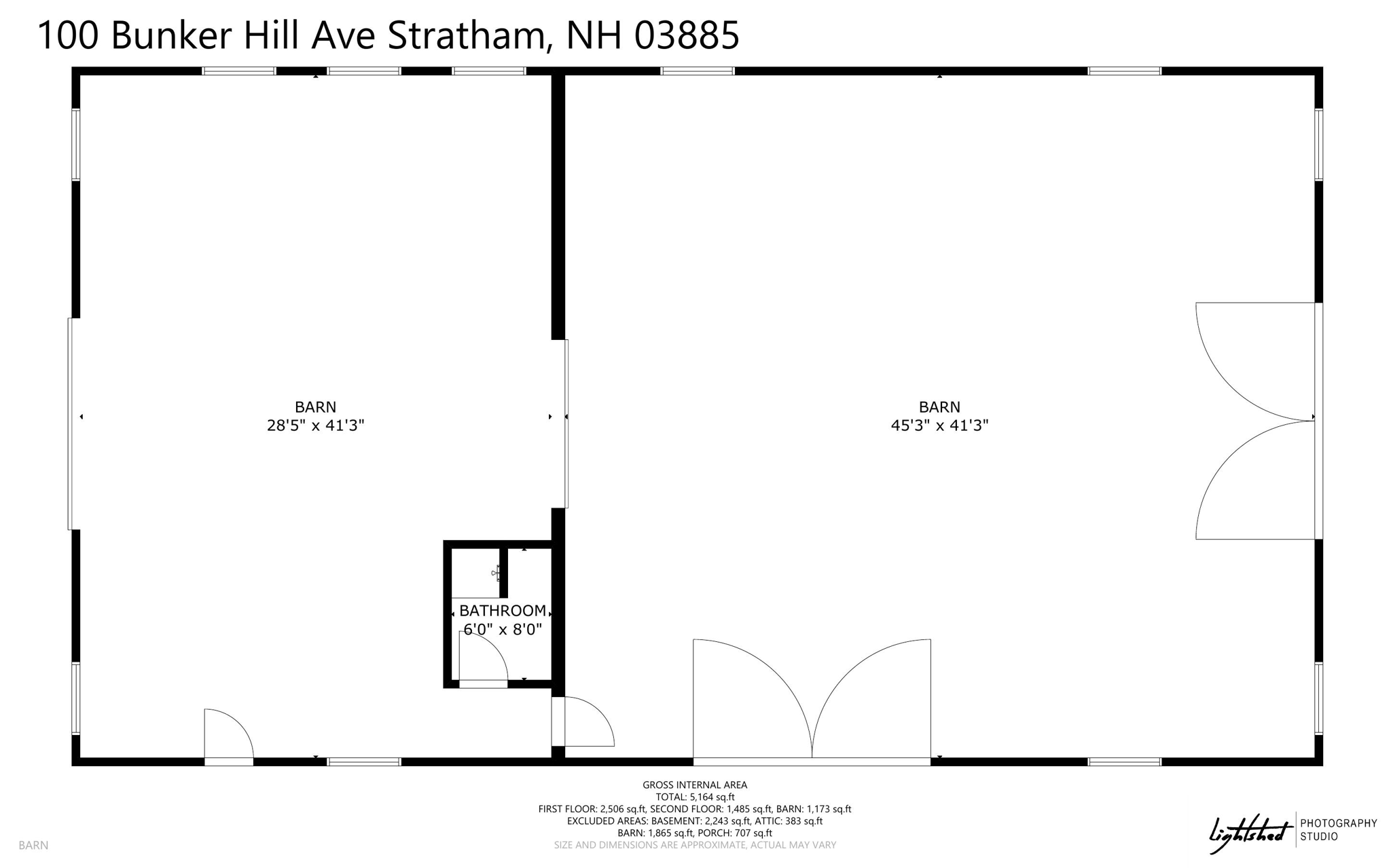 Floorplan #4 - Detached Barn