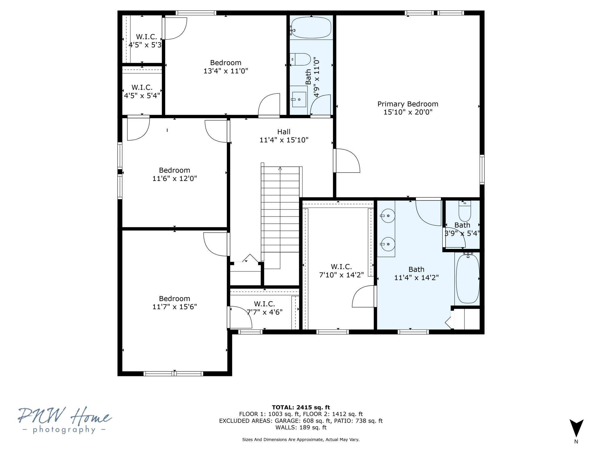 2nd Floor Dimensions