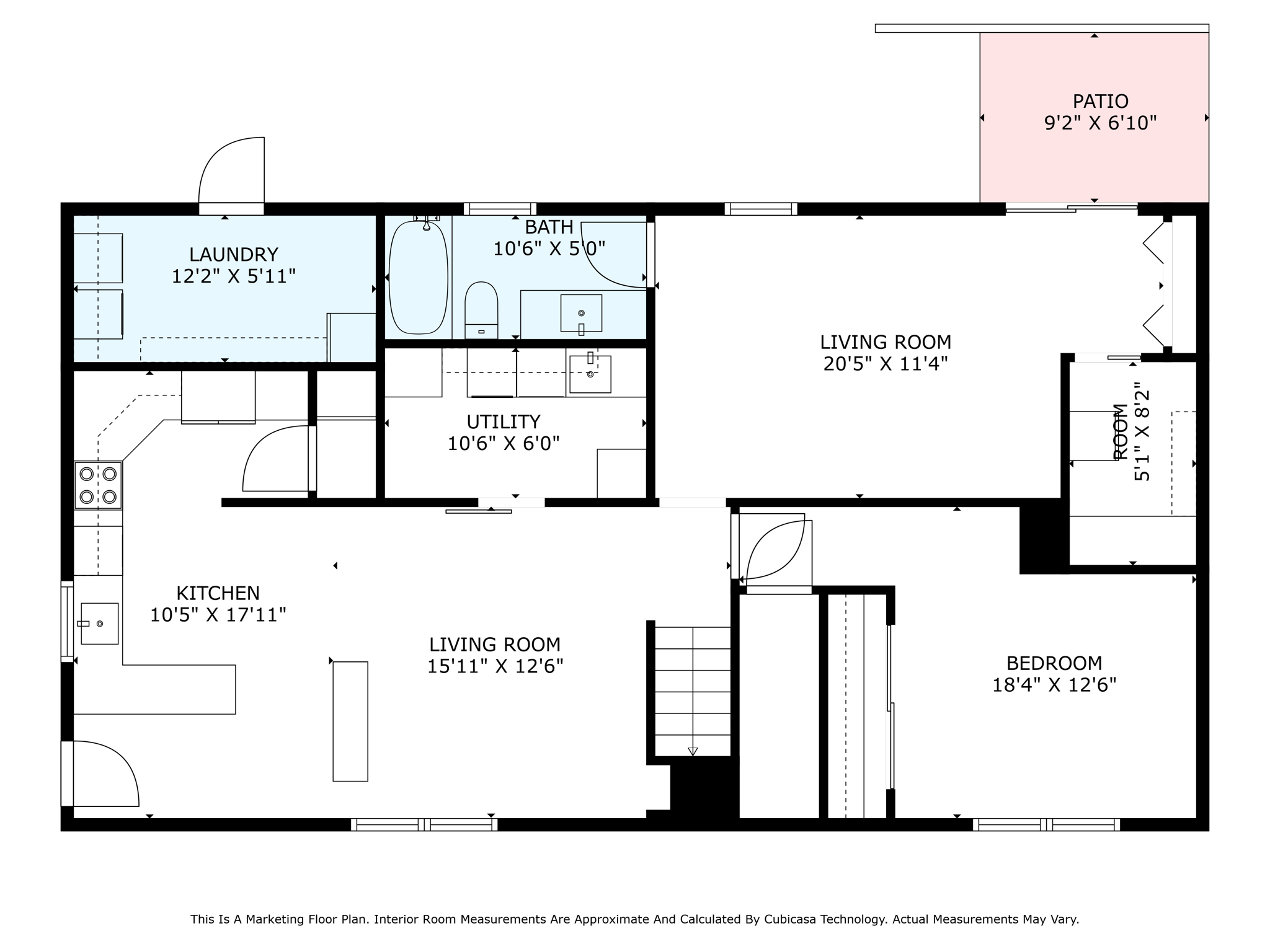 1st Floor Dimensions