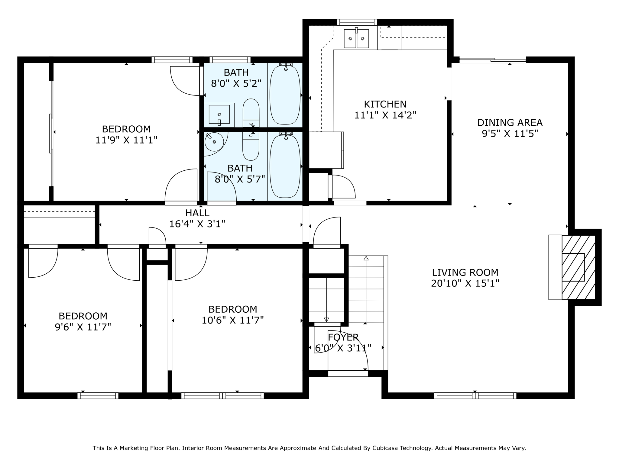 2nd Floor Dimensions
