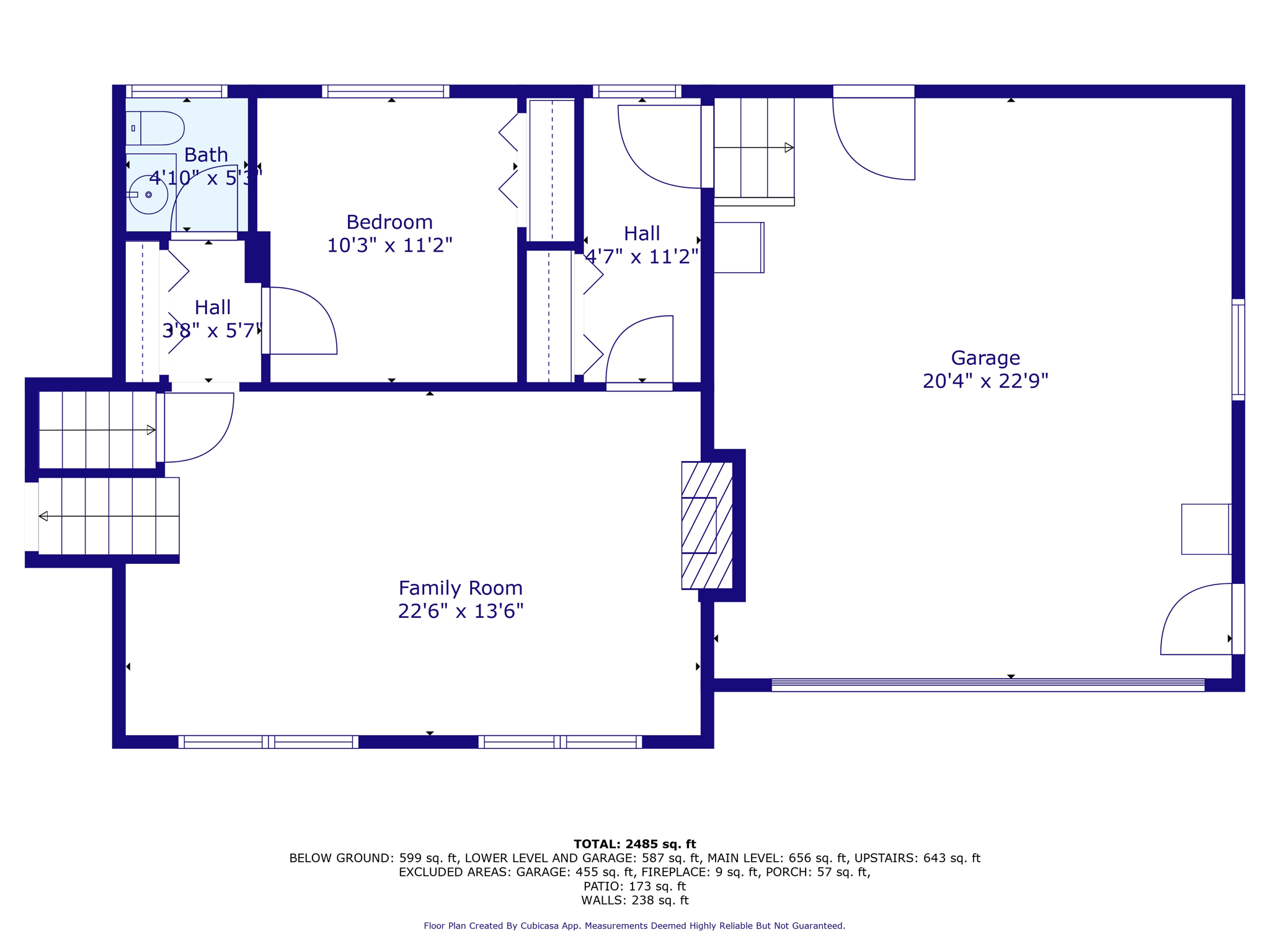 Lower Level and Garage