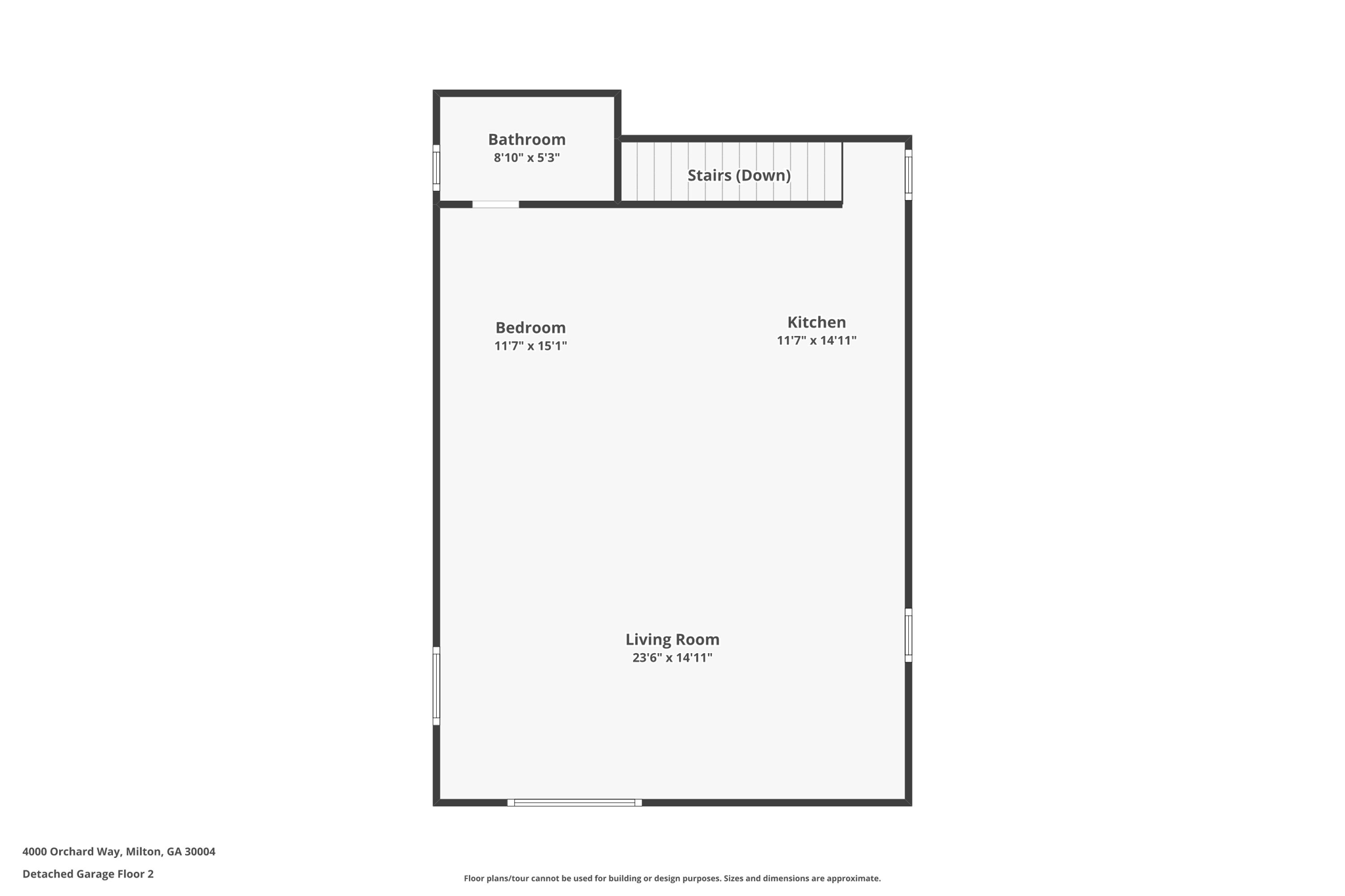Detached Garage Upper Level