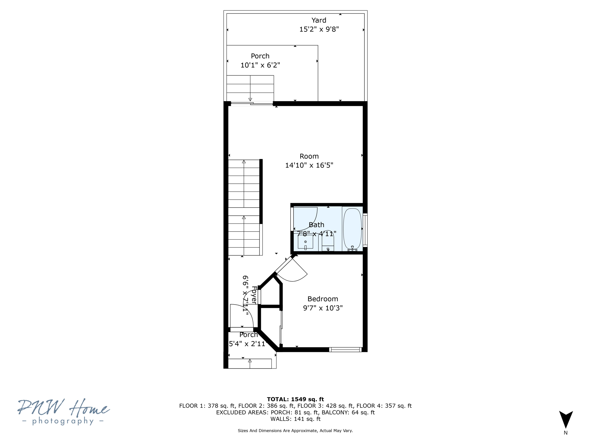 2nd Floor Dimensions