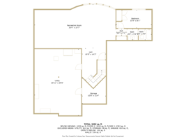 Finished Basement with Theater Room