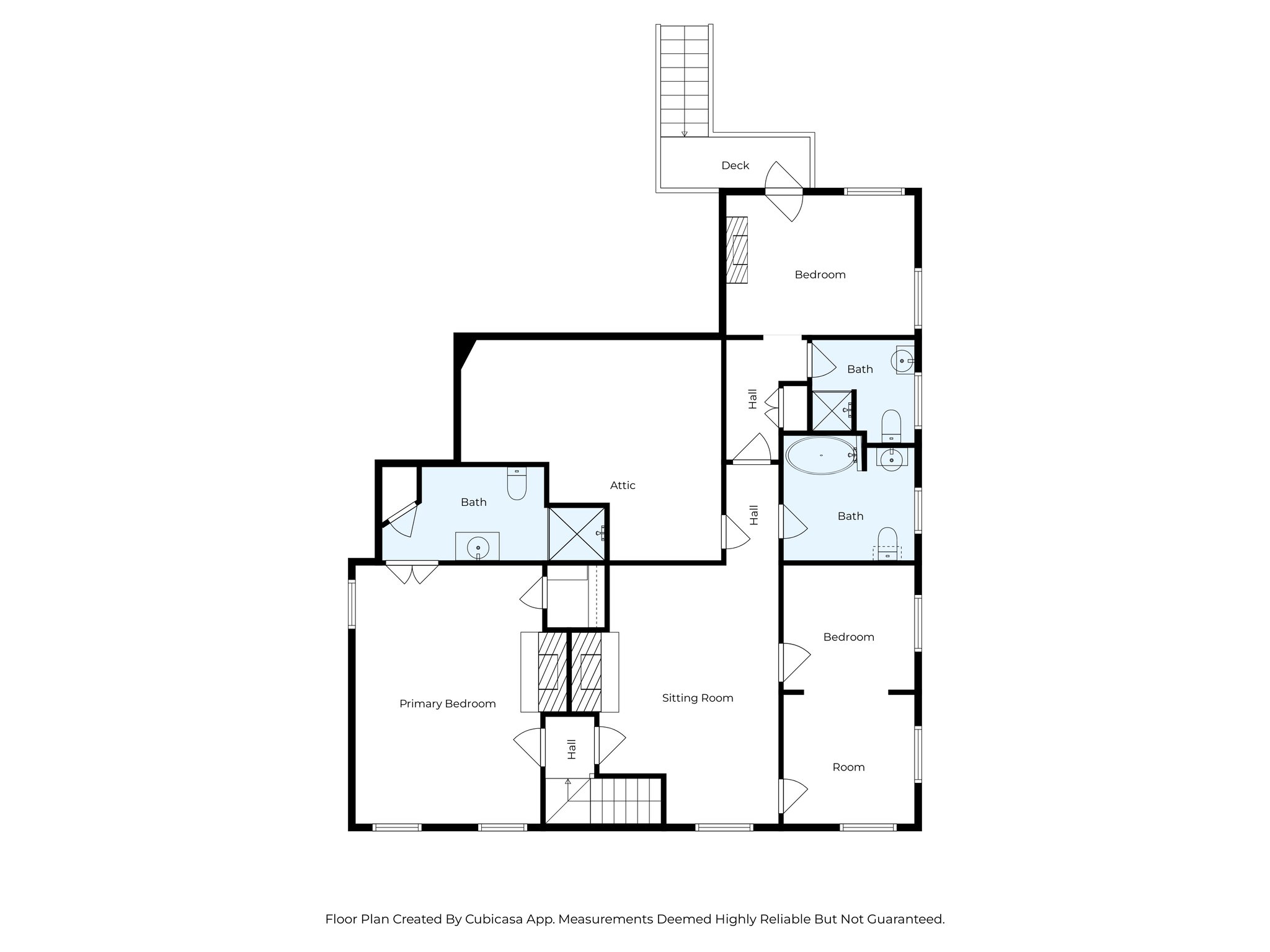 Second floor (w/omeasurements)