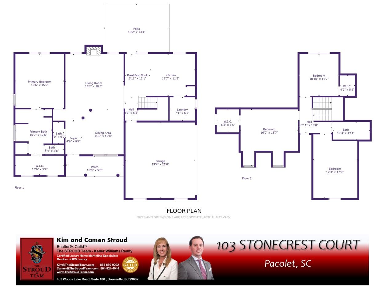 103 STONECREST COURT Floorplan