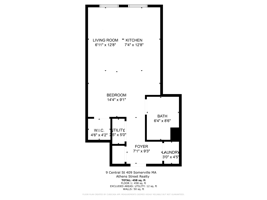 9 Central St 409 Somerville MA Floorplans