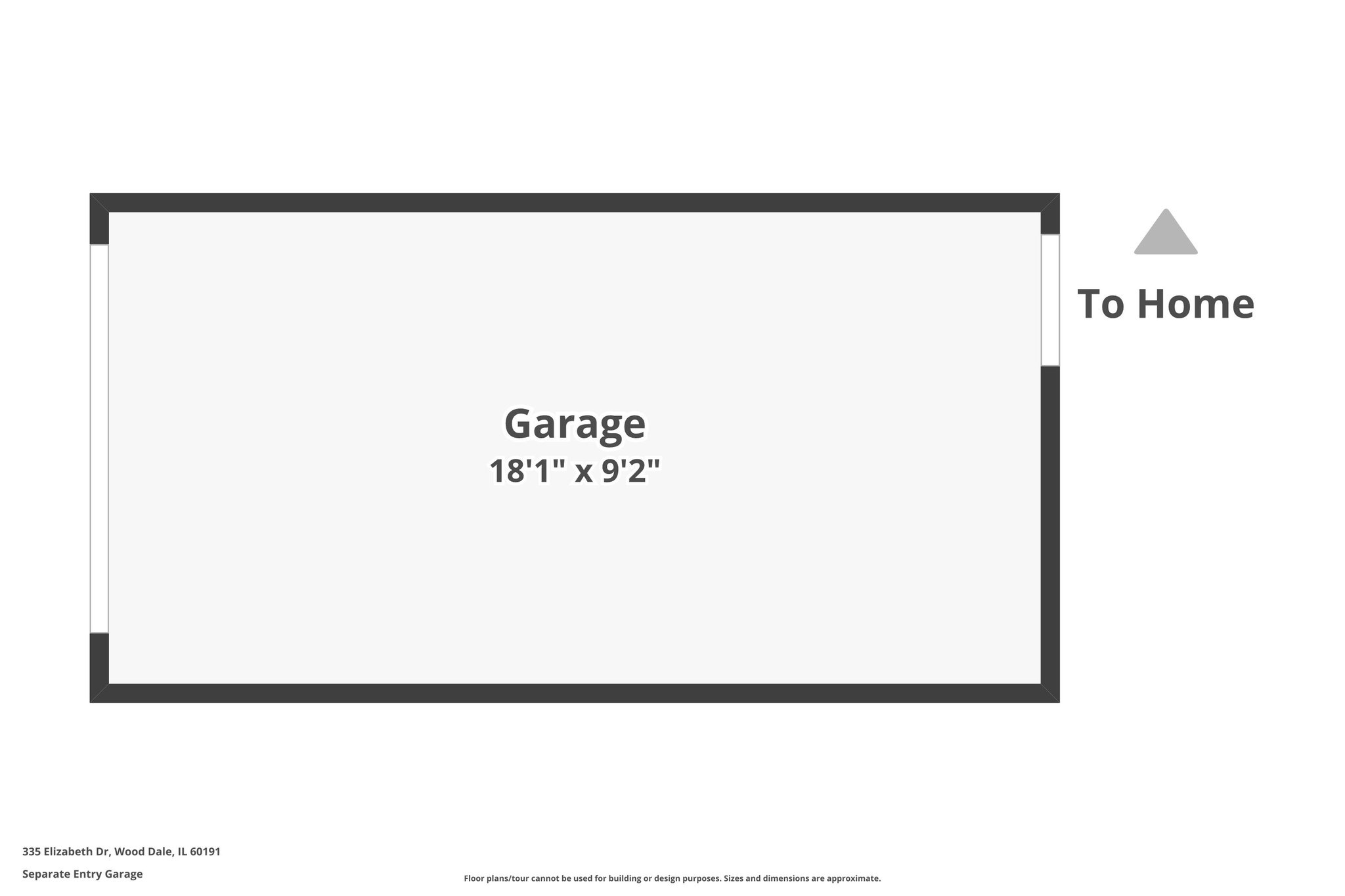 Separate Entry Garage