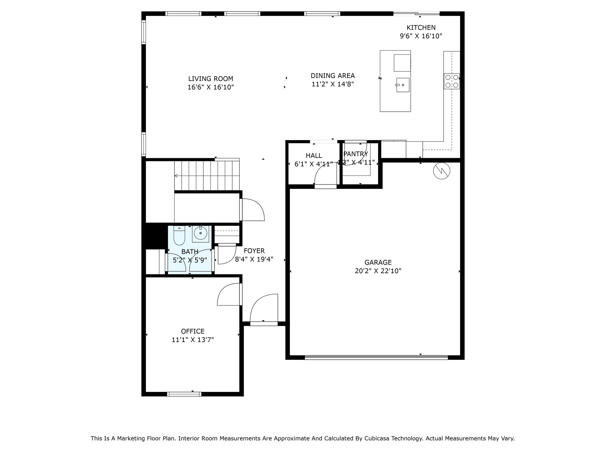 1st Floor Dimensions