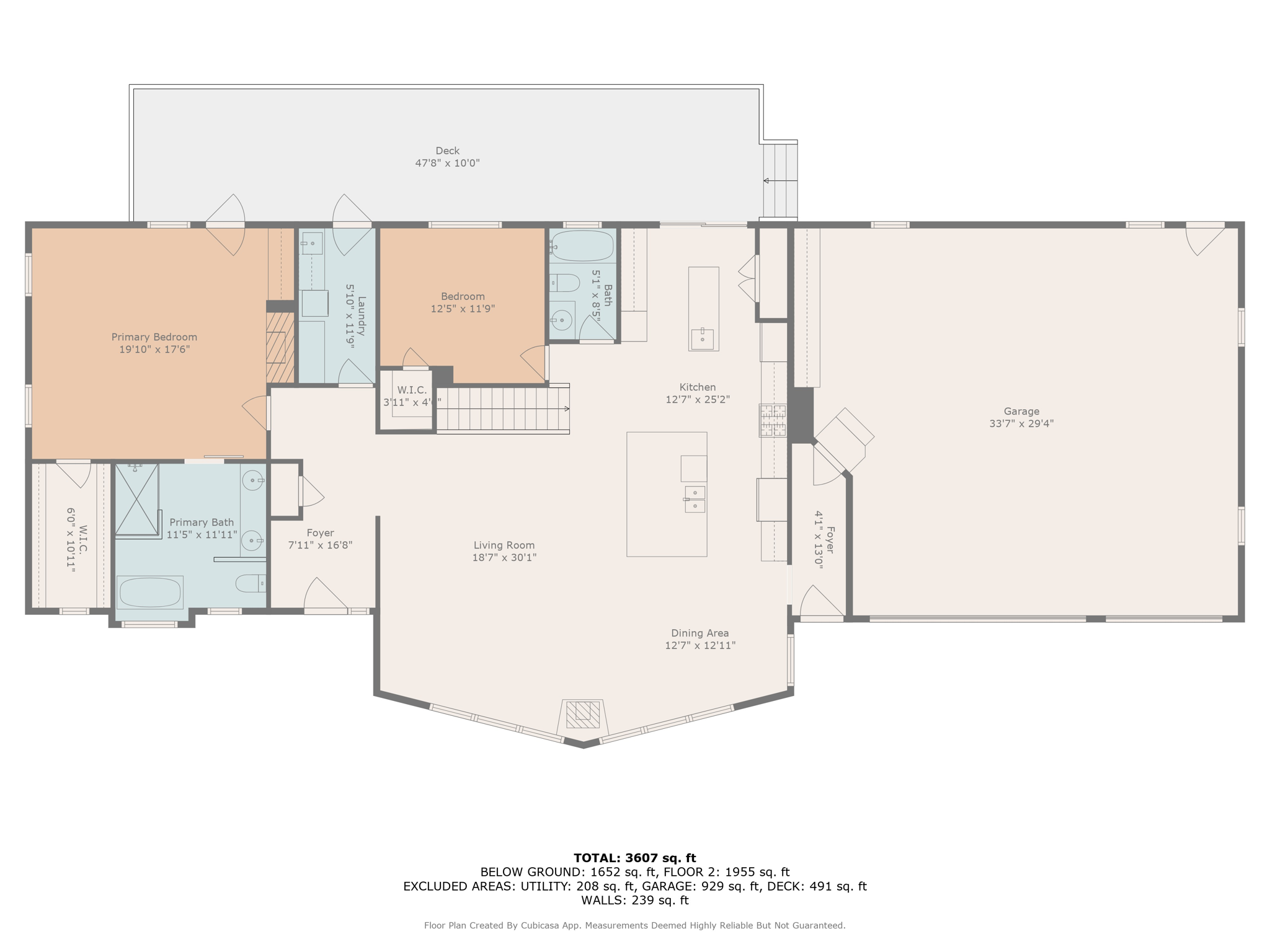 main floor w dimensions