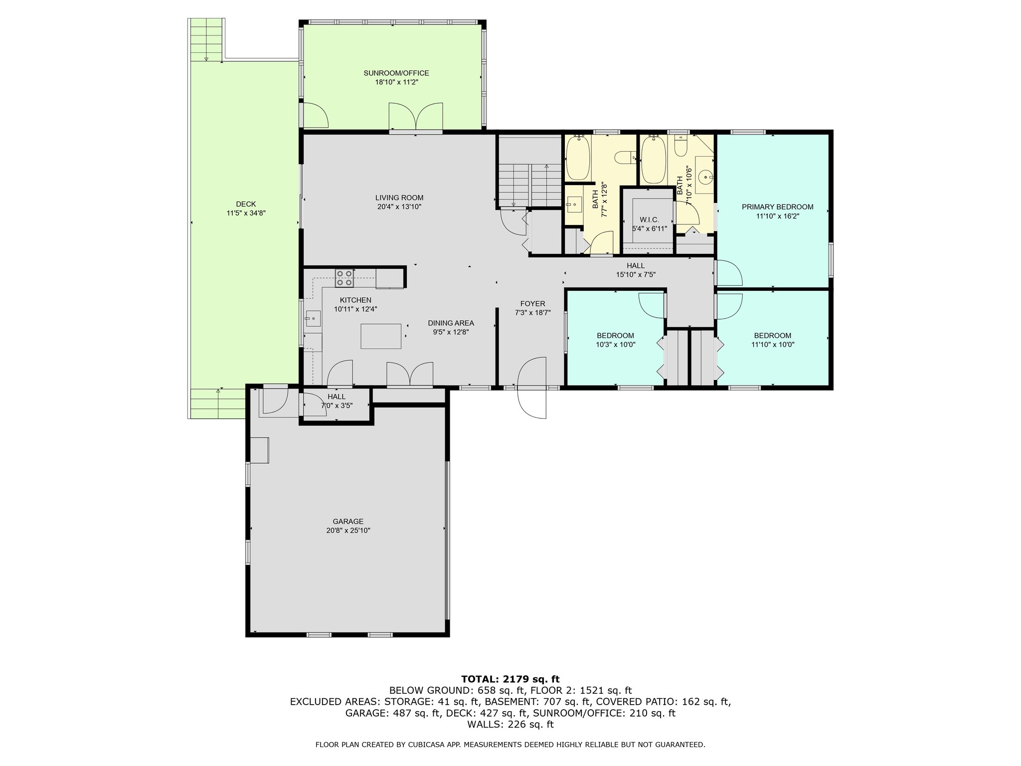 Entry Level Floor plan