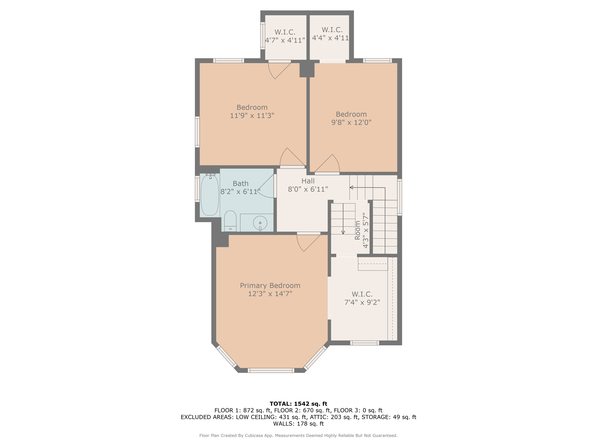 With Dimensions 2nd Floor