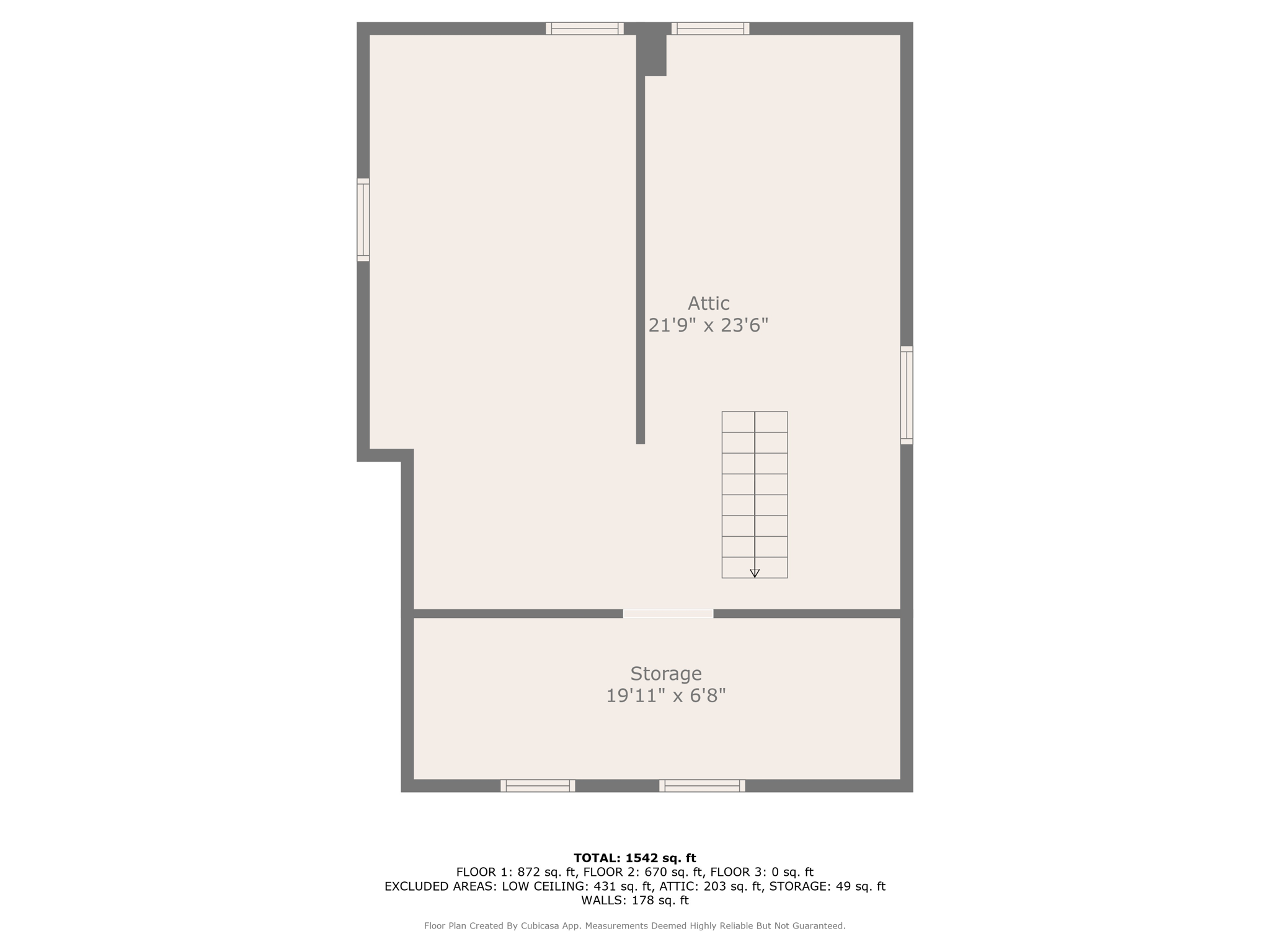 With Dimensions 3rd Floor