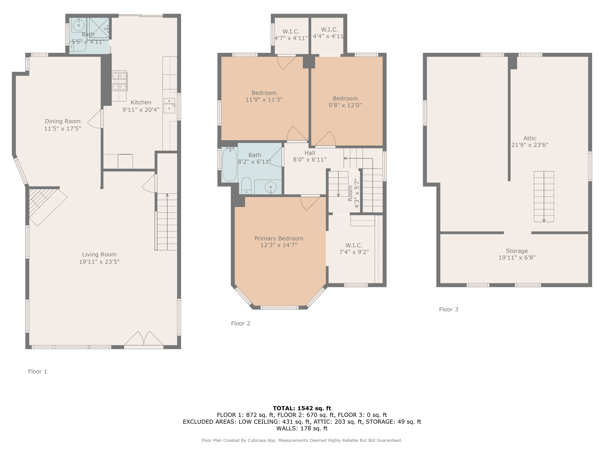 With Dimensions All Floors