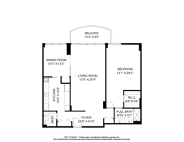 1 Claridge Drive 1016 Floor Plan
