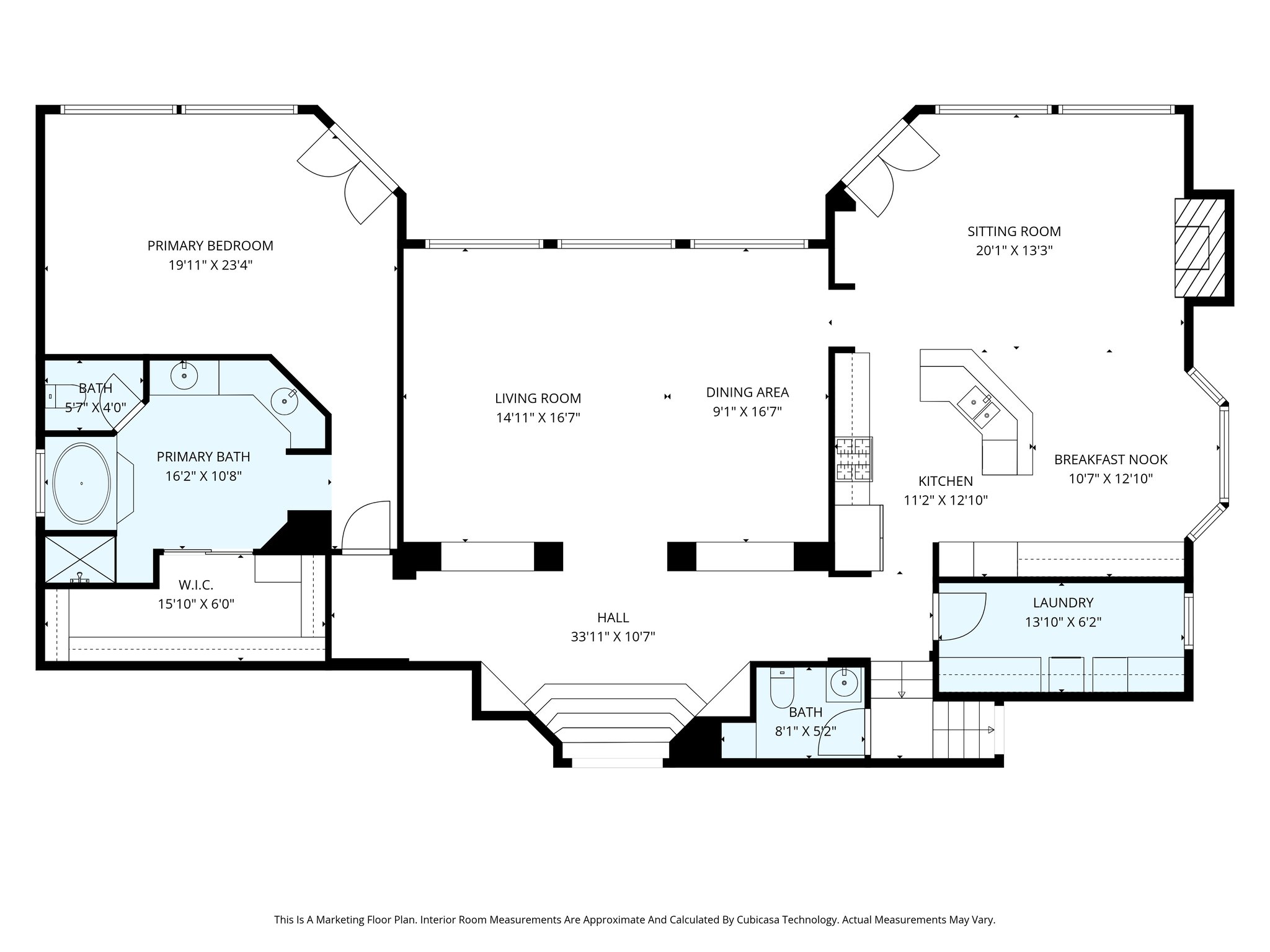 1st Floor Dimensions