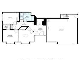 2nd Floor with Room Dimensions