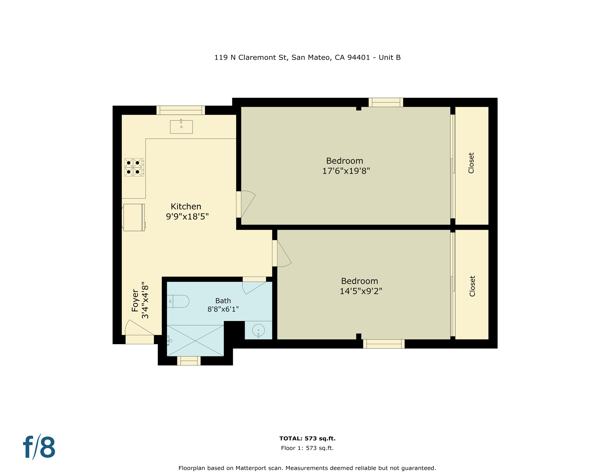 119 N Claremont St, San Mateo, CA 94401 - Unit B