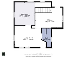 114 1/2 E 8th Main floor