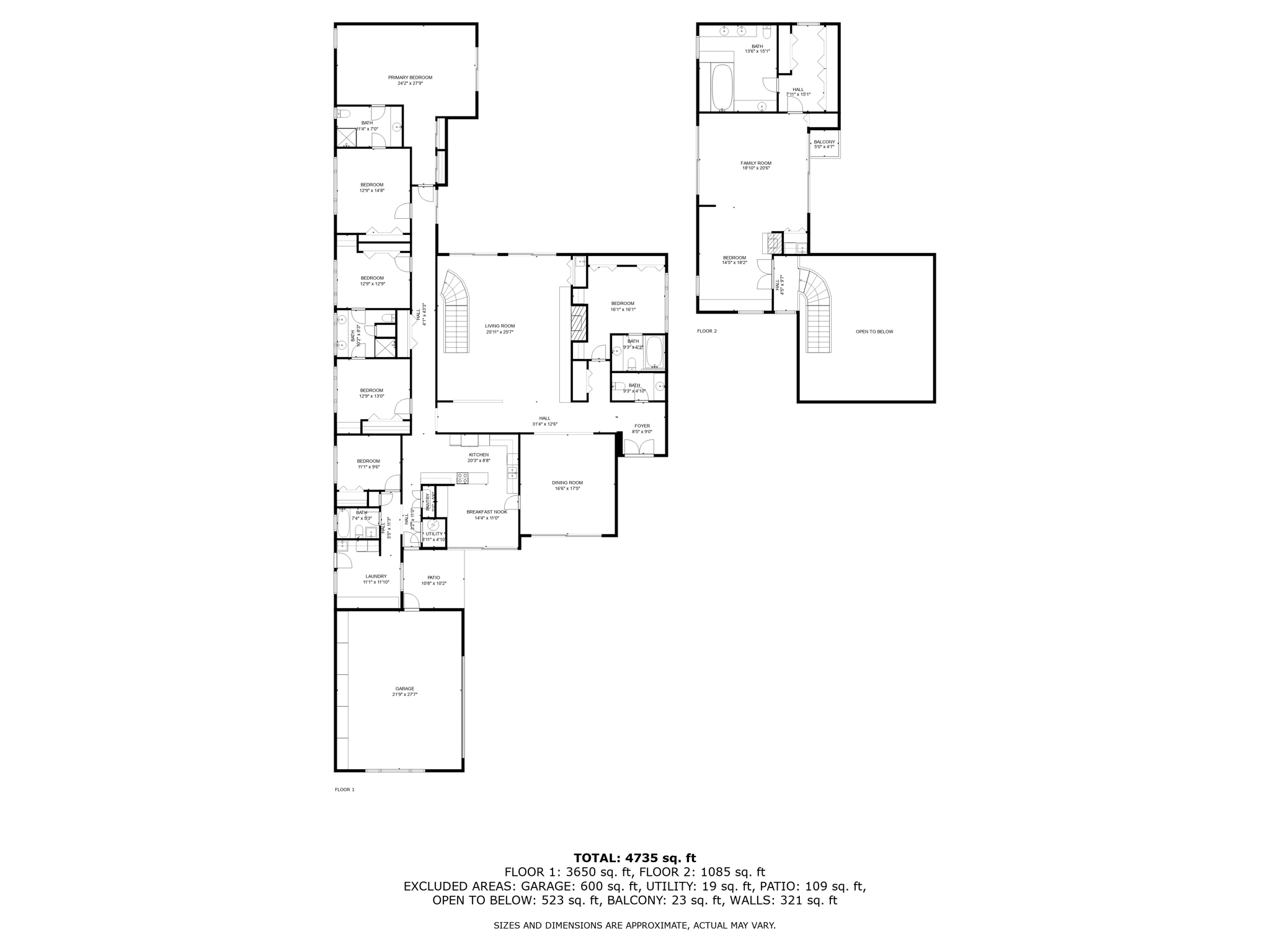 First & Second Floor