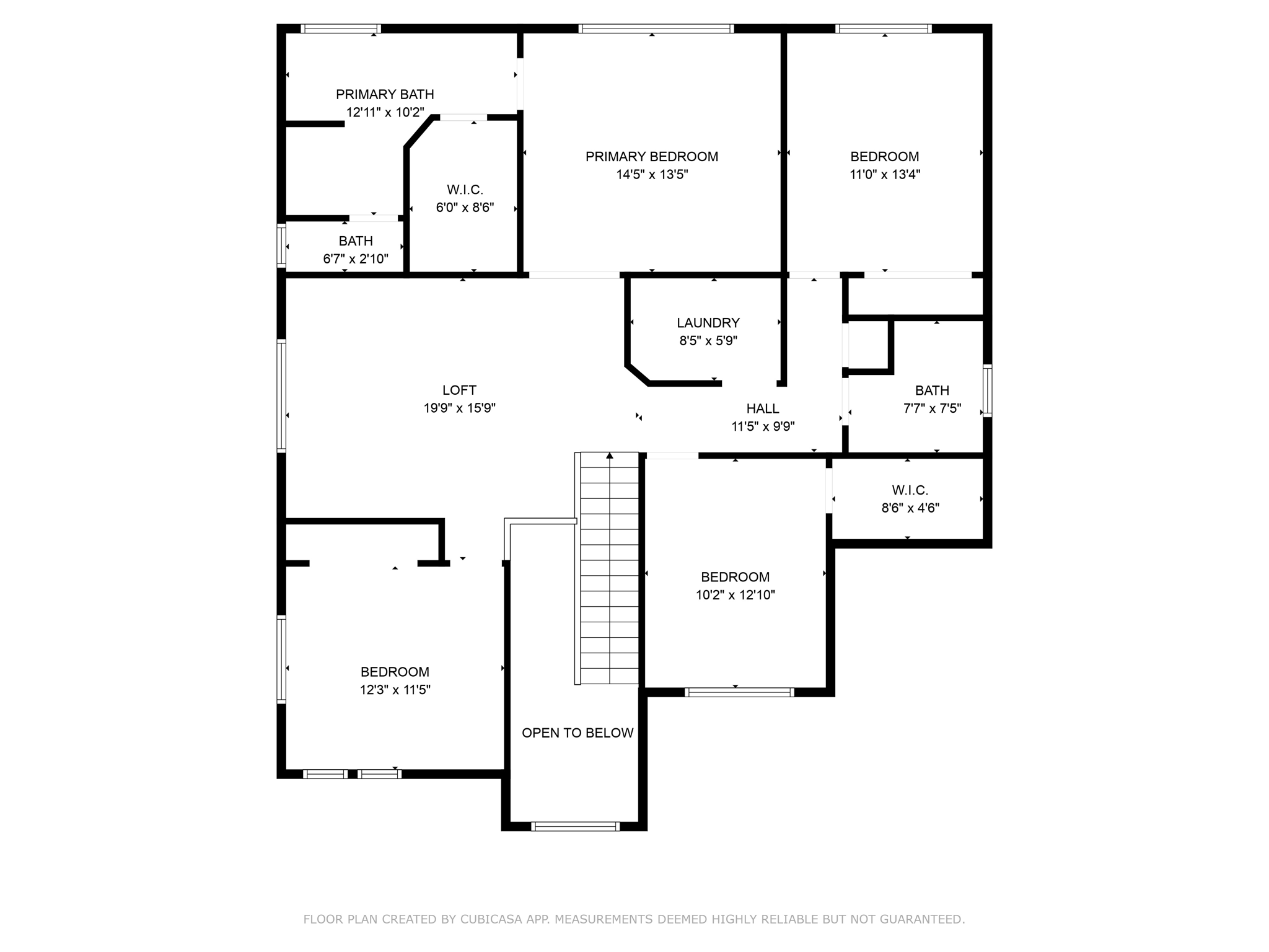 2nd Floor Dimensions