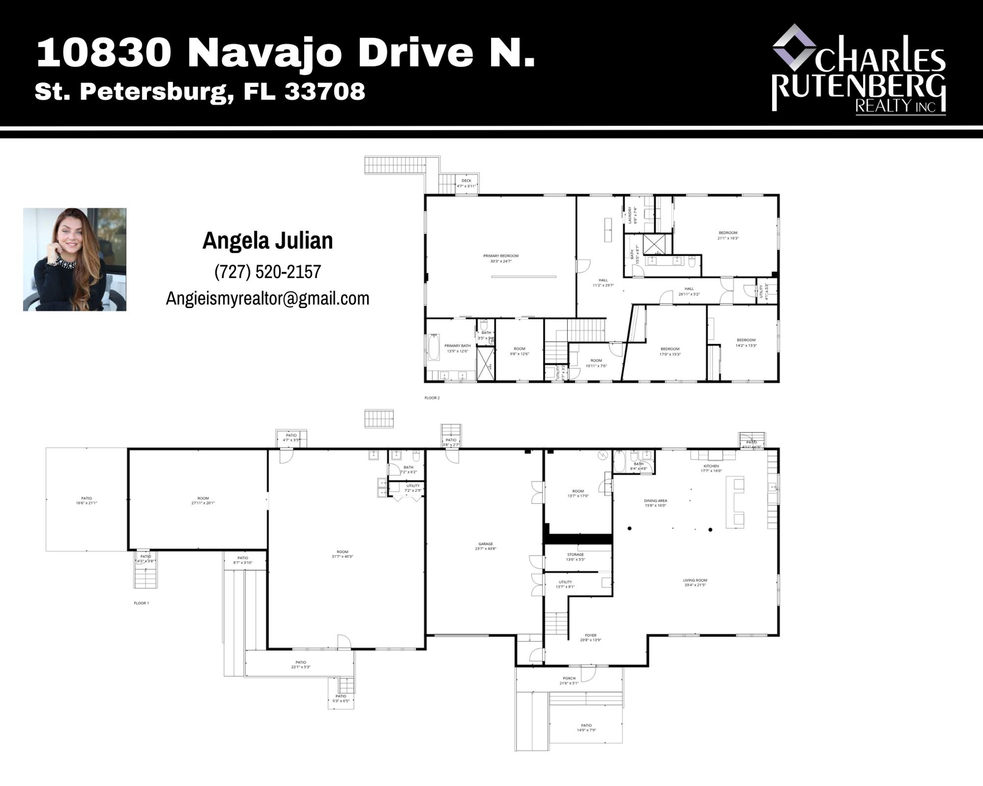 10830 Navajo Dr Floor Plan v2 Branded