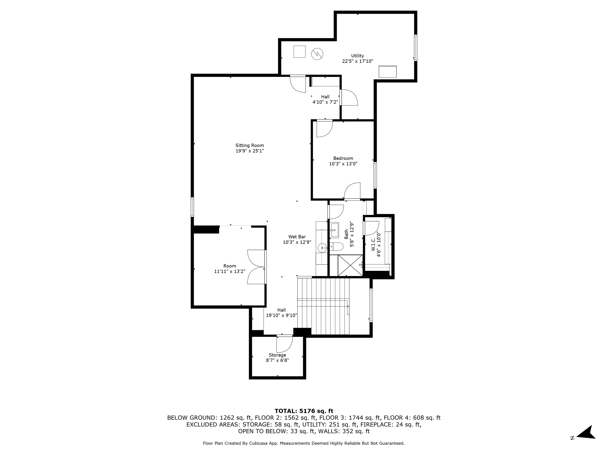 Floorplan #1 with dimensions
