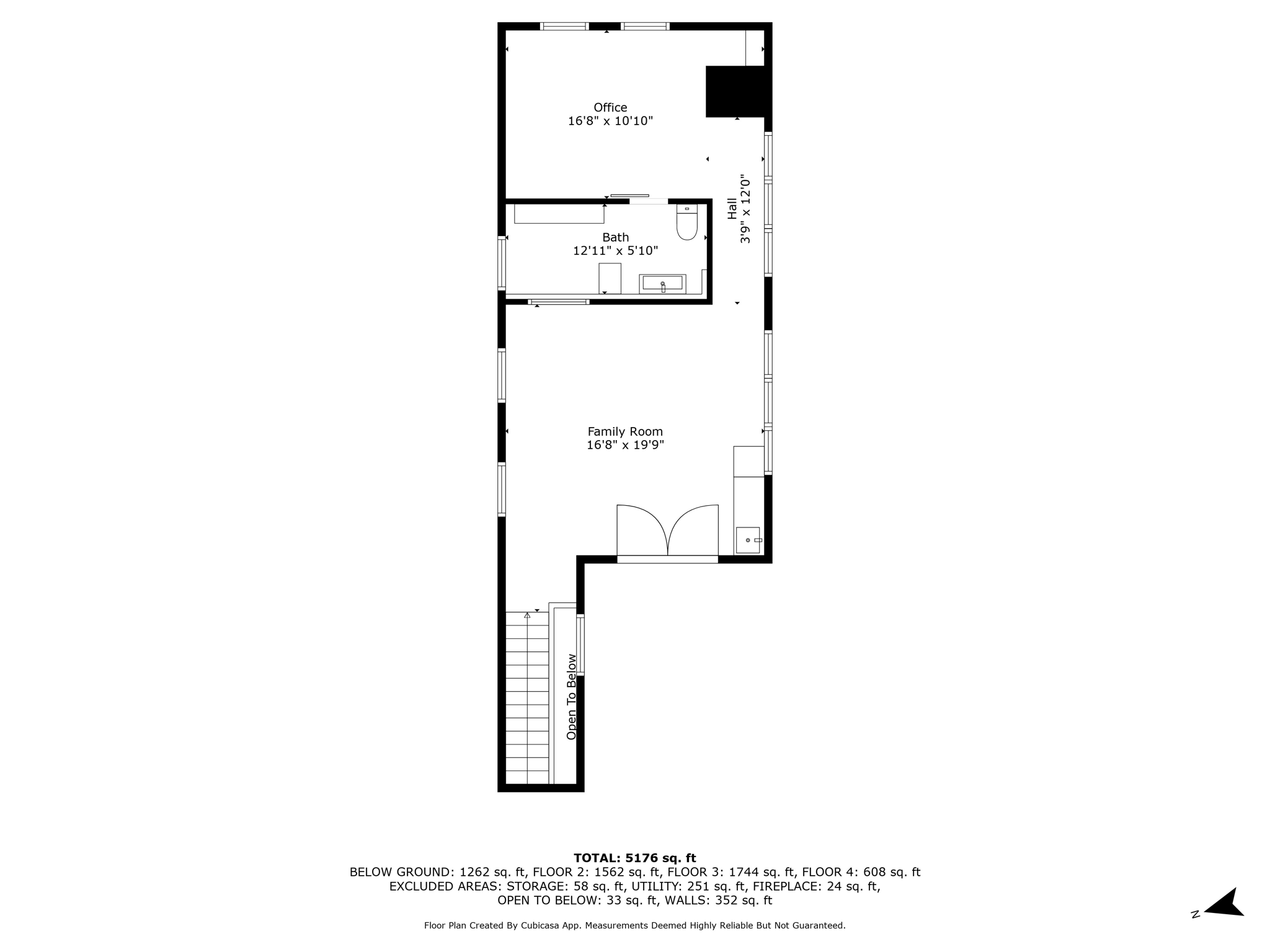 Floorplan #4 with dimensions