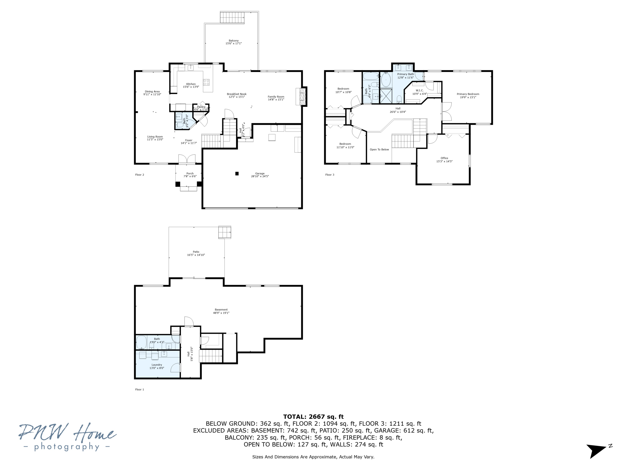 All In One Dimensions