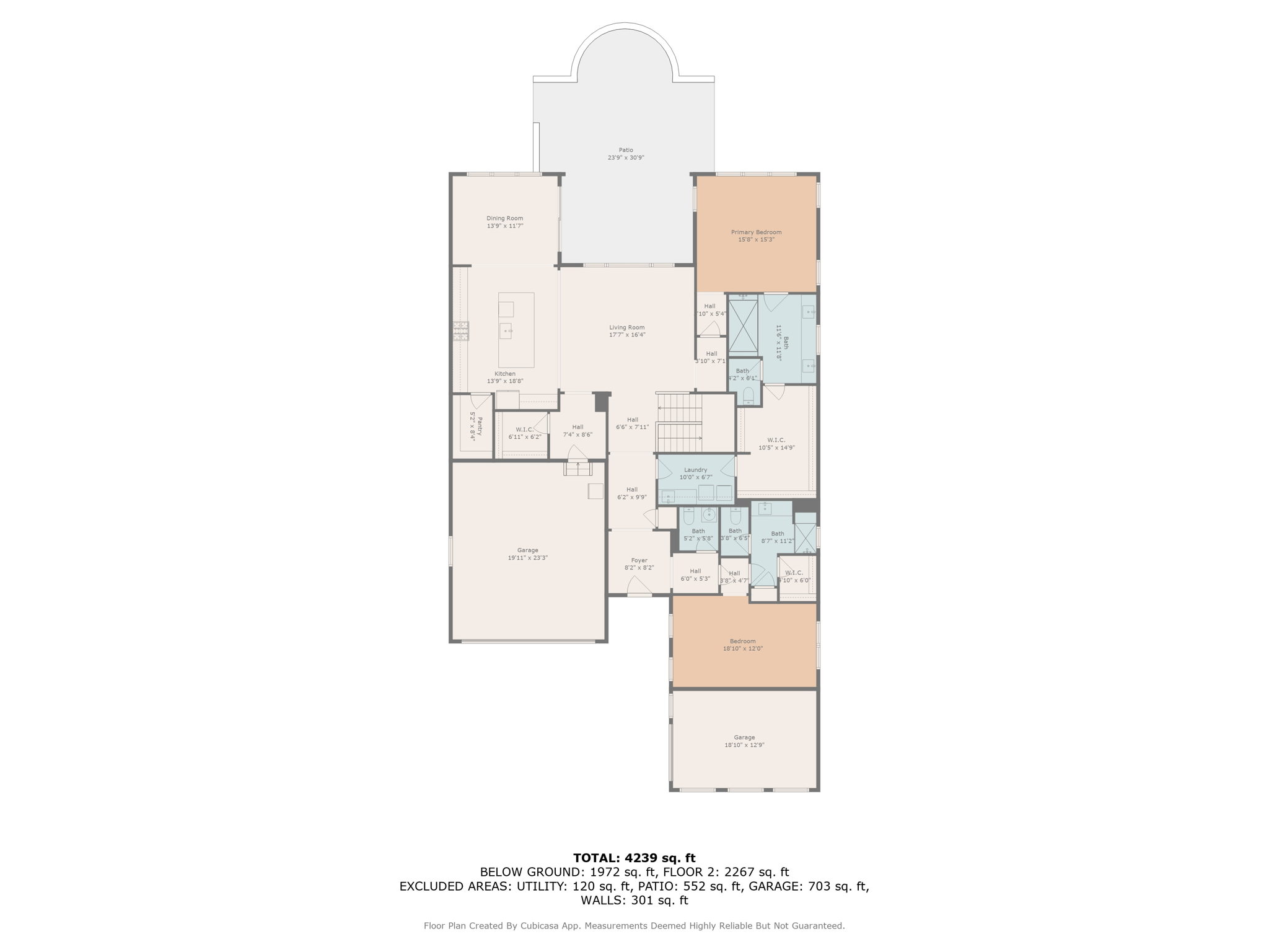main floor w dimensions
