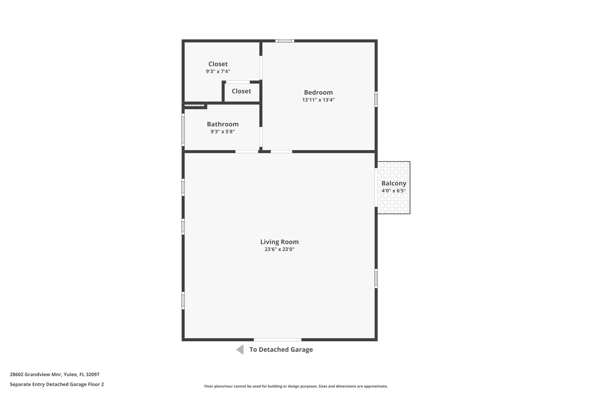 Separate Entry Detached Garage Floor 2