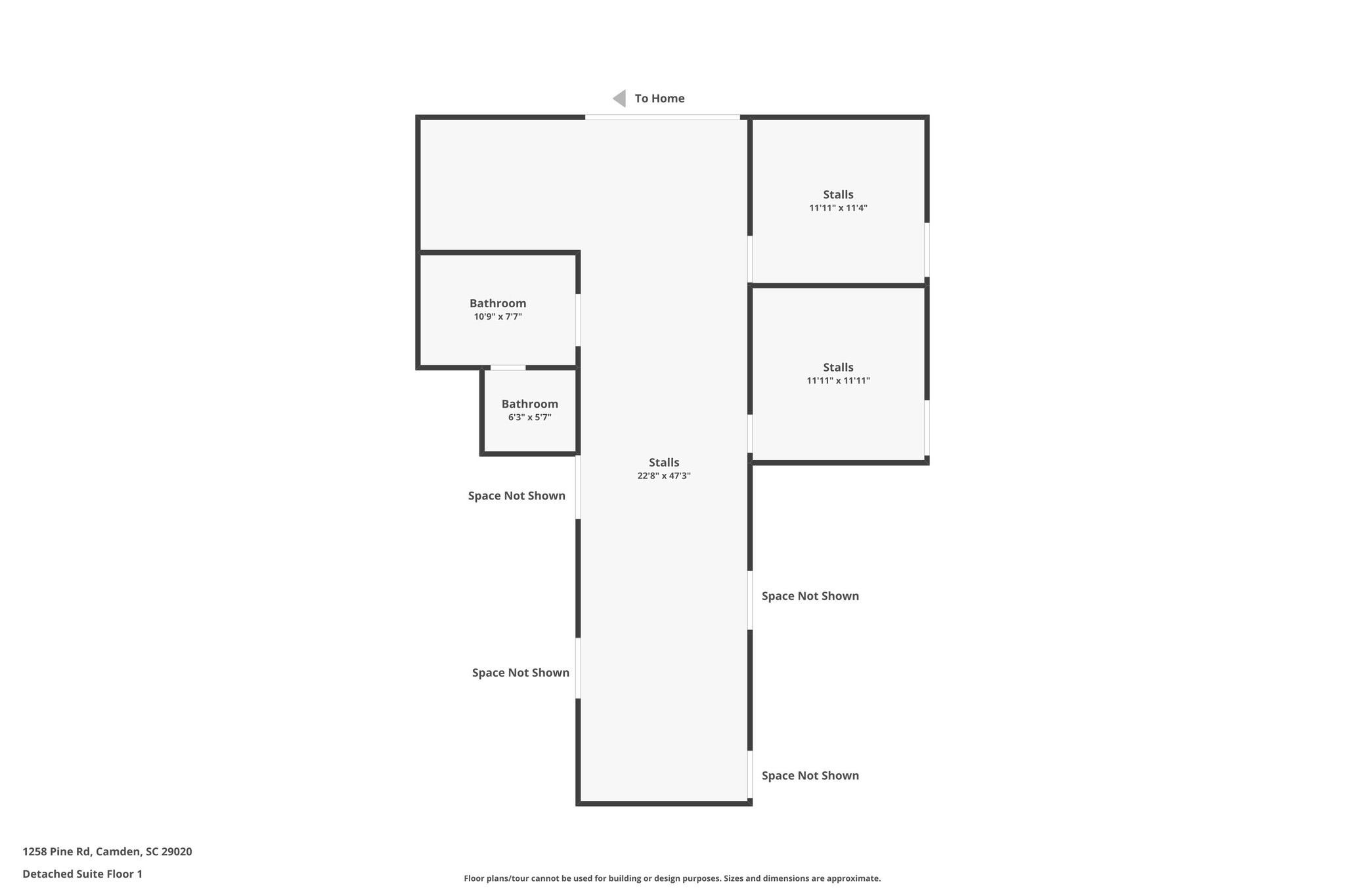 Detached Suite Floor 1