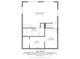 Floorplan #1 (Lower Level)