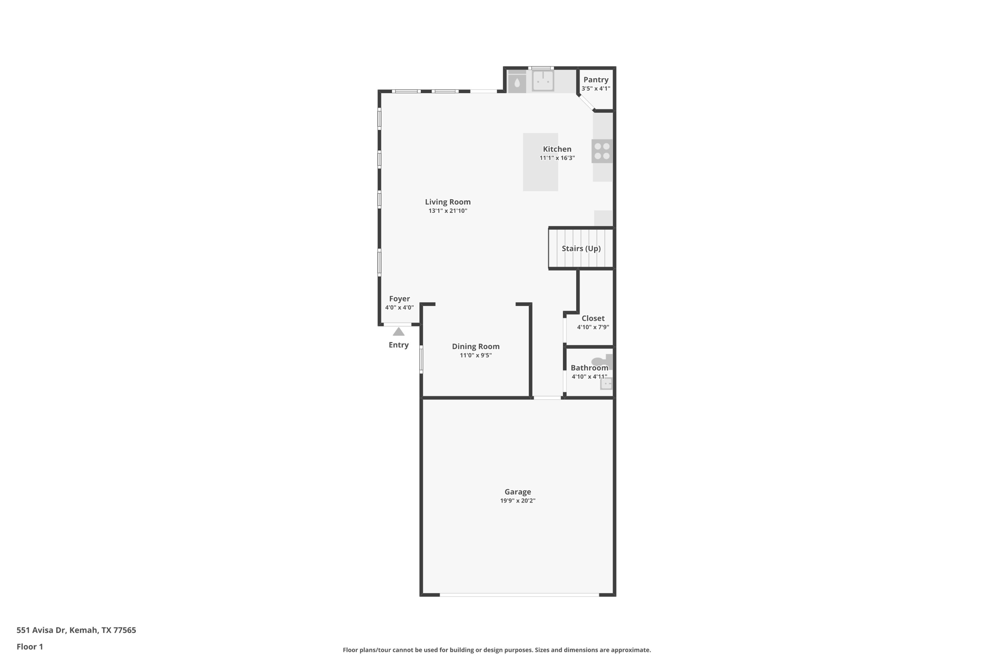 Floor-1 - 551 Avisa Dr