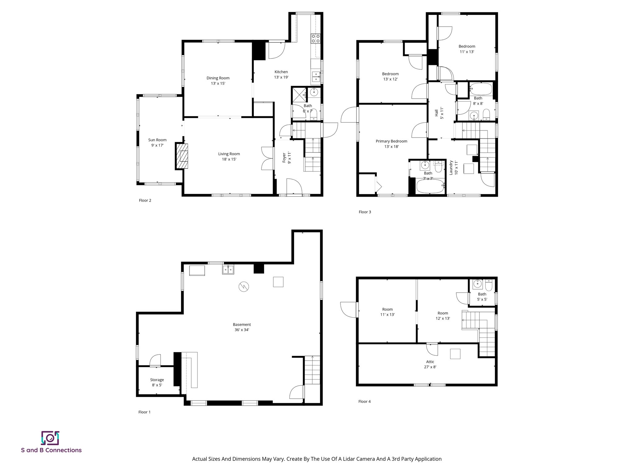 Combined Floor Plan - 269 Orange Street