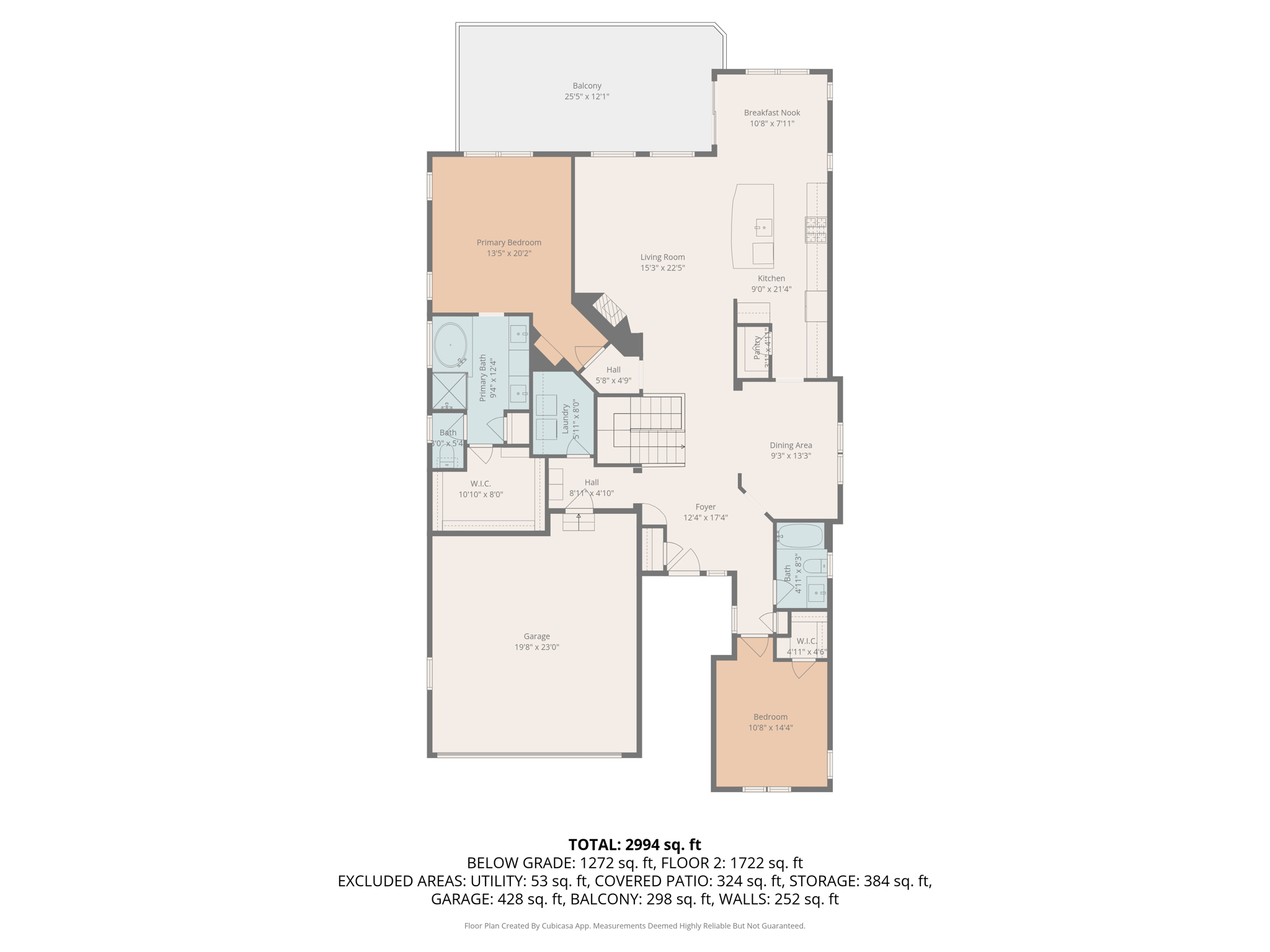 main floor w dimensions