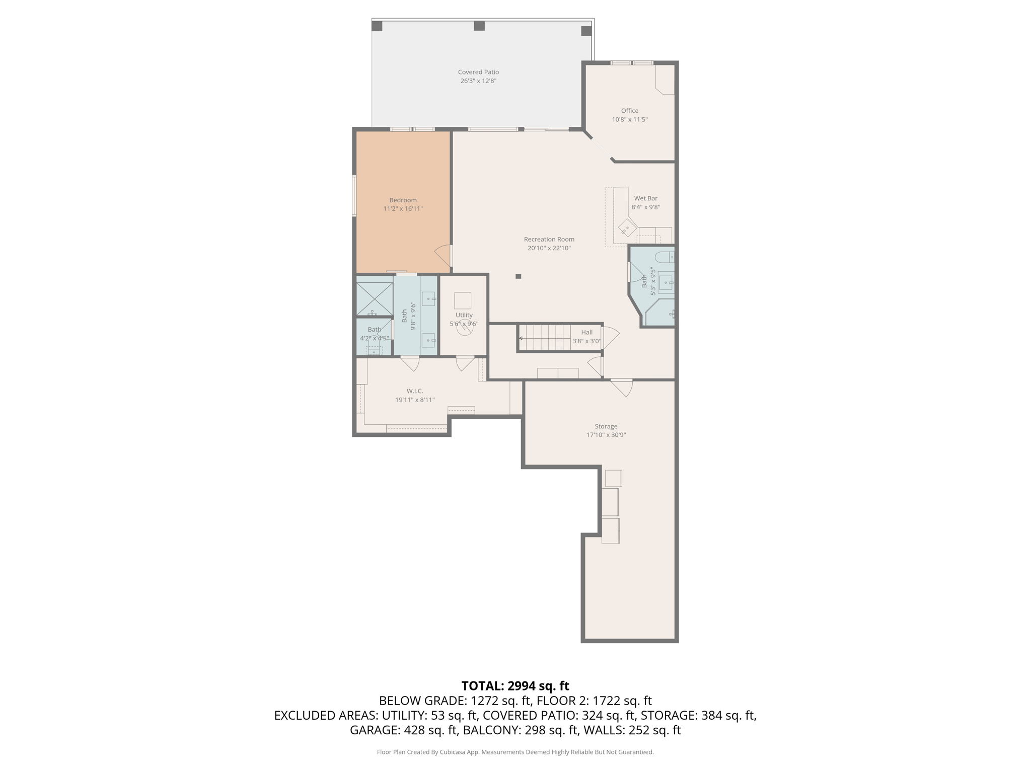 bsmt w dimensions