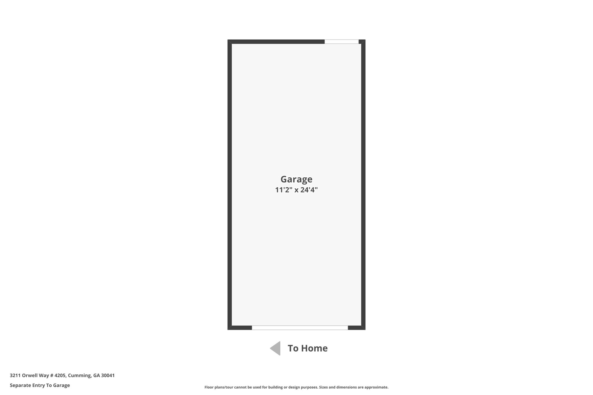 Separate Entry To Garage