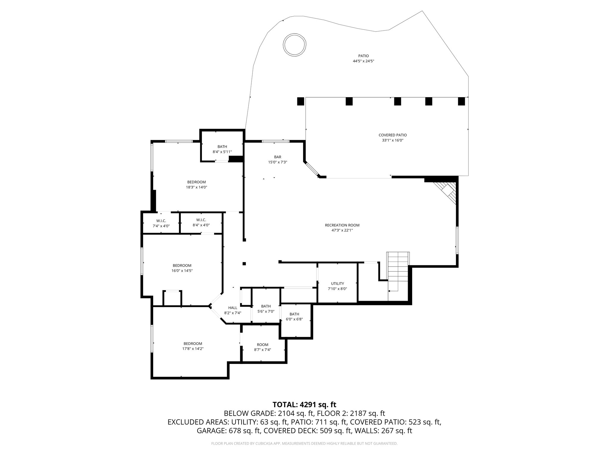 Total: 4600 SF Classic Upgraded Stratford Floor Plan