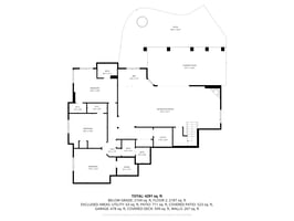 Total: 4600 SF Classic Upgraded Stratford Floor Plan