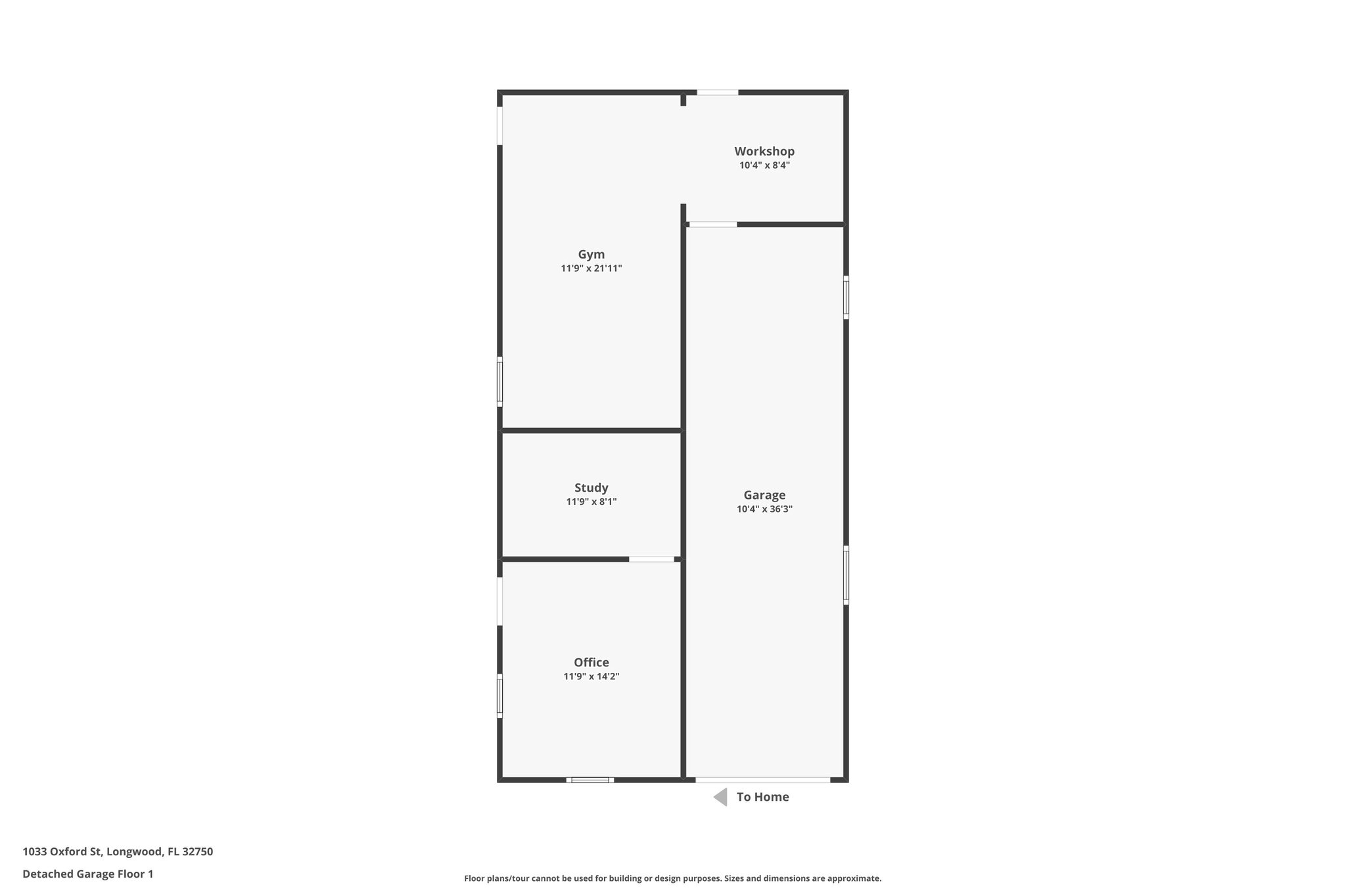 Detached Garage Floor 1