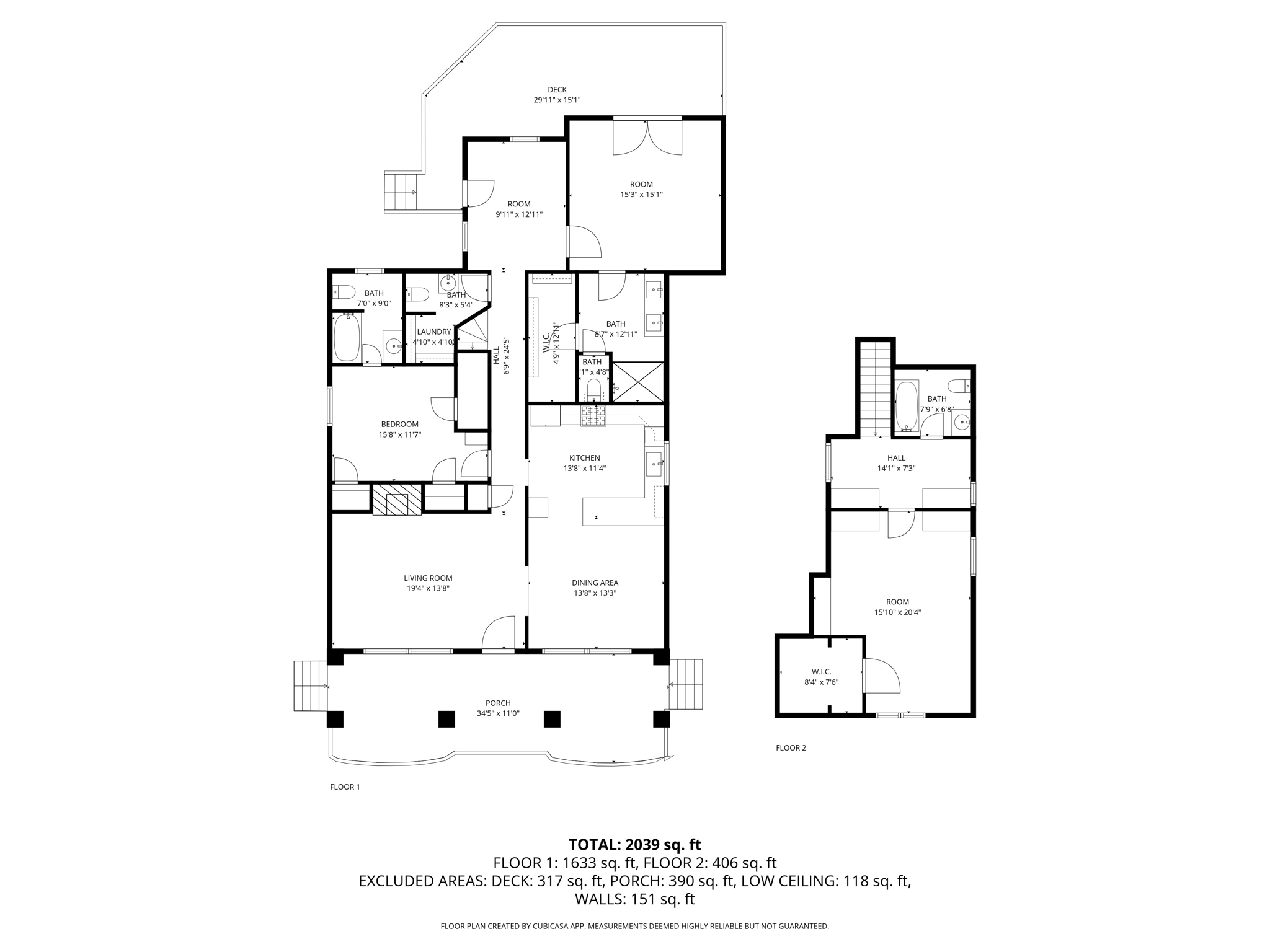 All floors - w/ dimensions