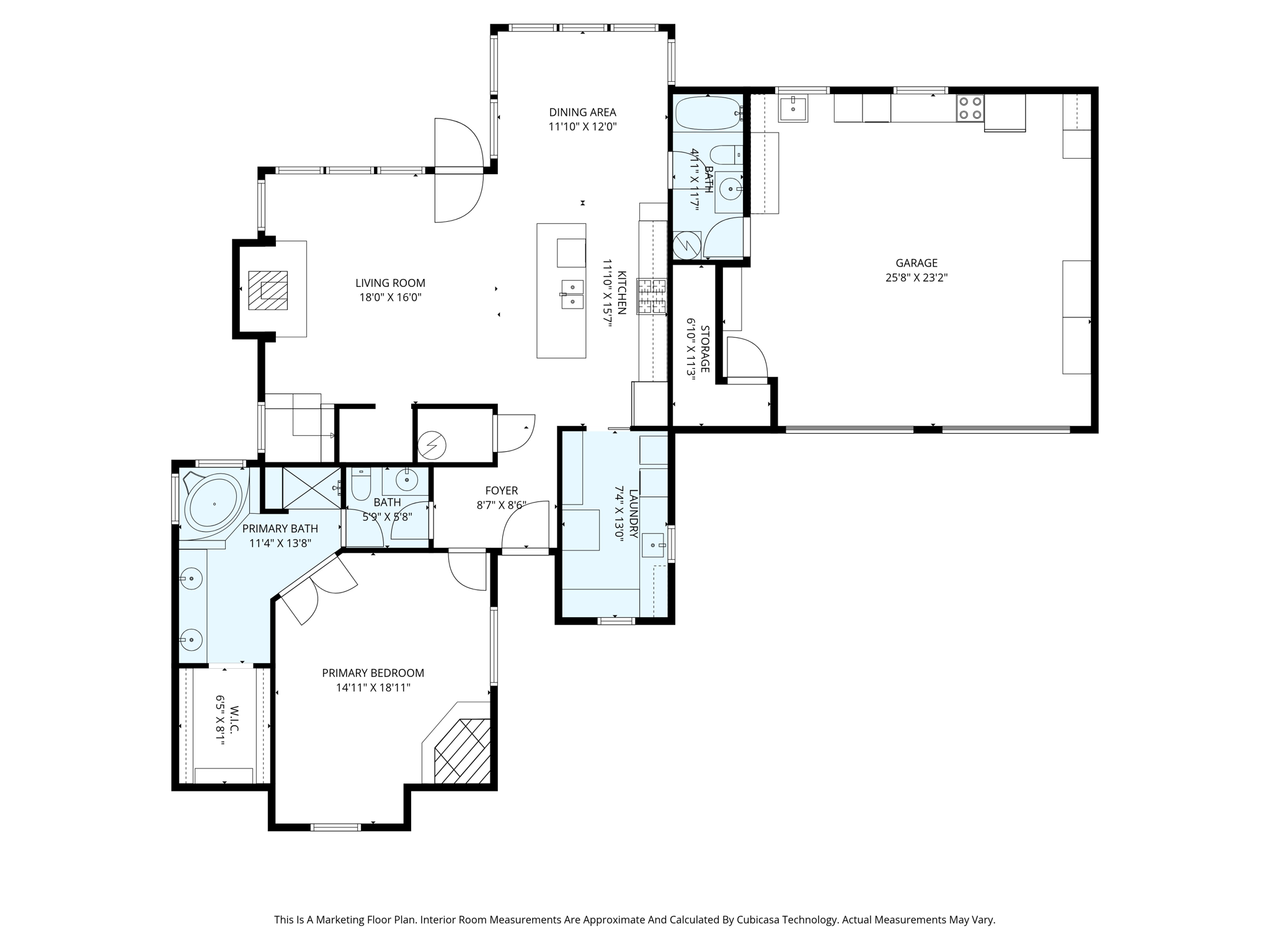 1st Floor Dimensions