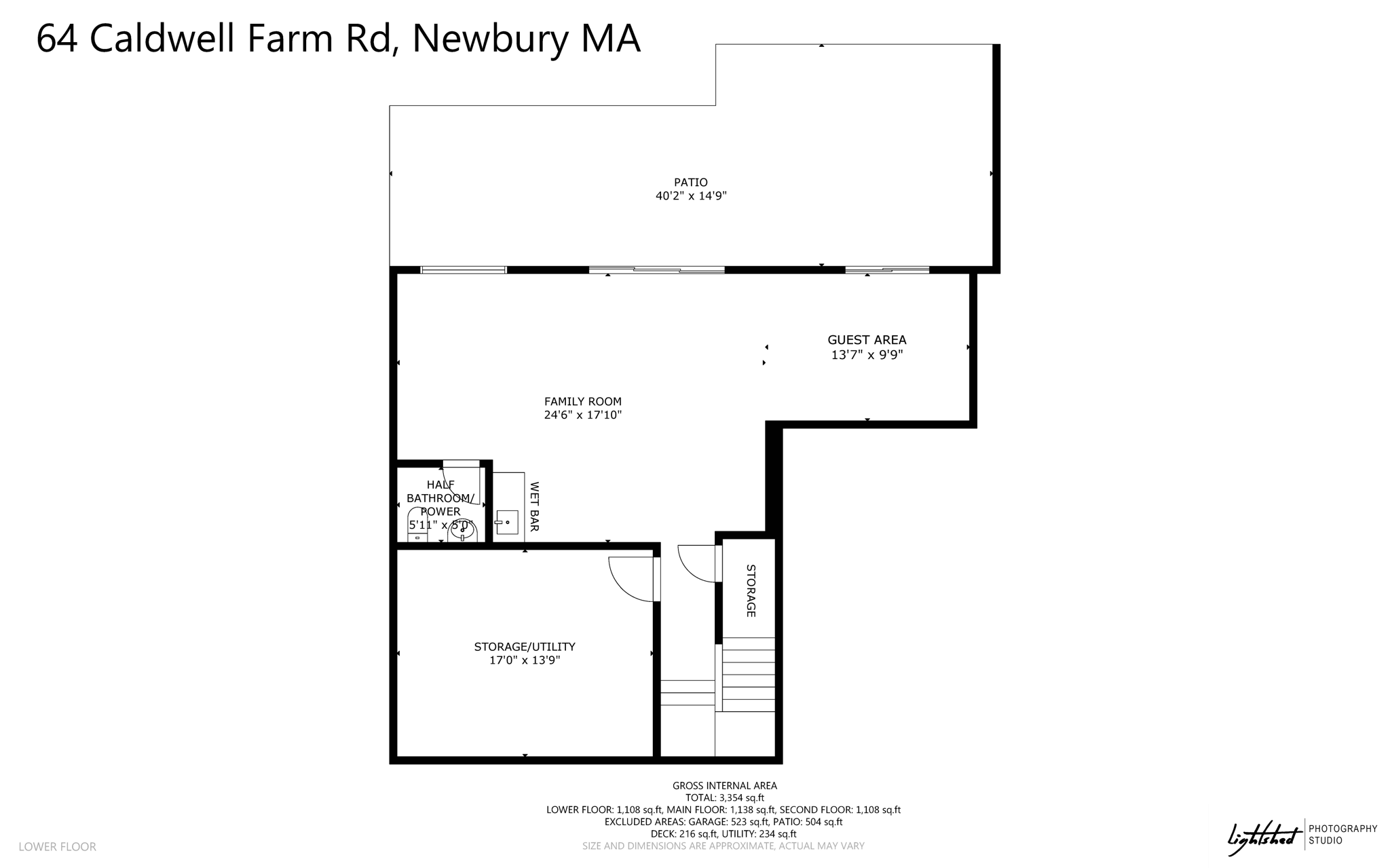Floorplan #3 - Lower Floor
